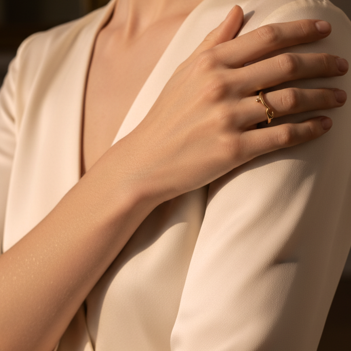 Qalbiya Scripted Grace Ring