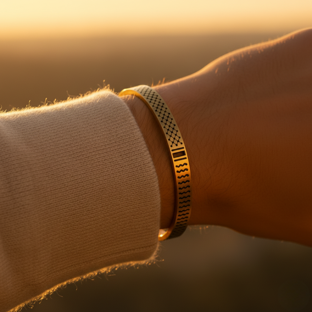 Qalbiya Keffiyeh Cuff