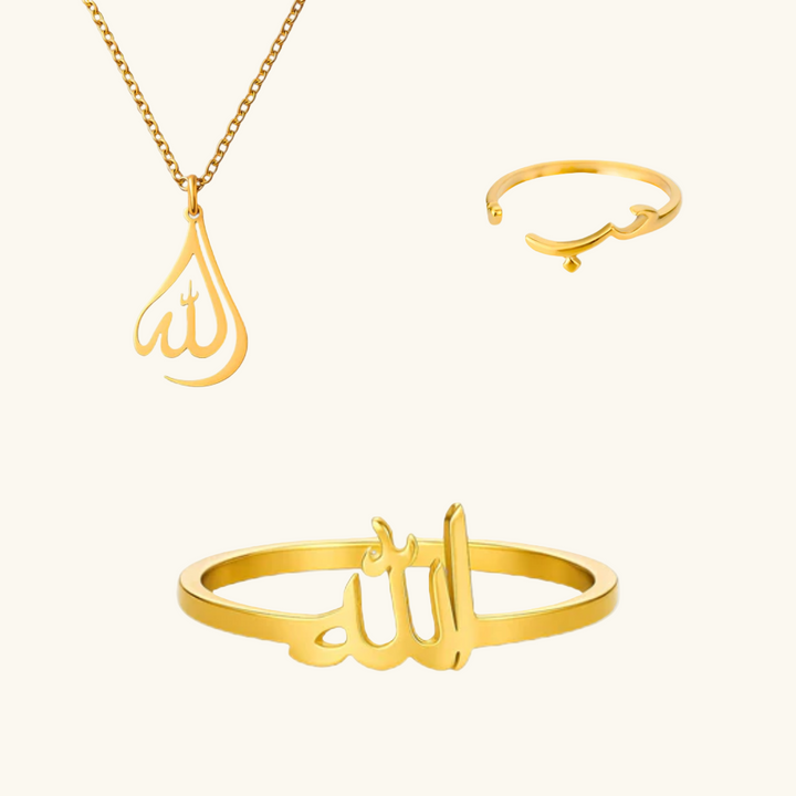 Parure Allah en Or 18 carats