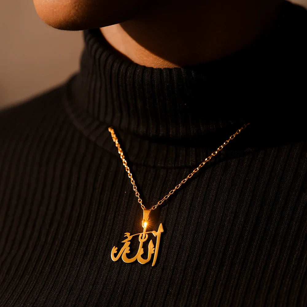 Qalbiya Celestial Allah Necklace