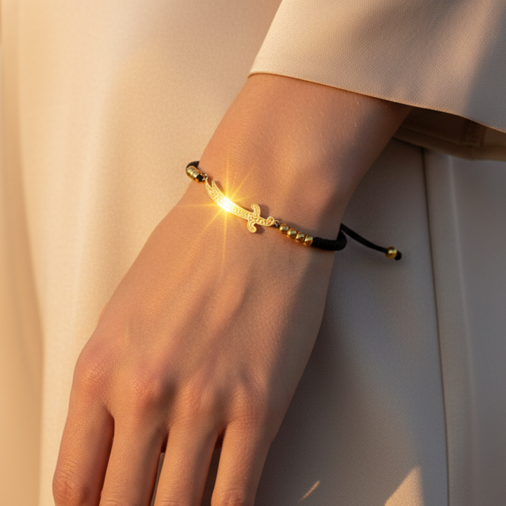 Qalbiya Sacred Blade Charm Bracelet