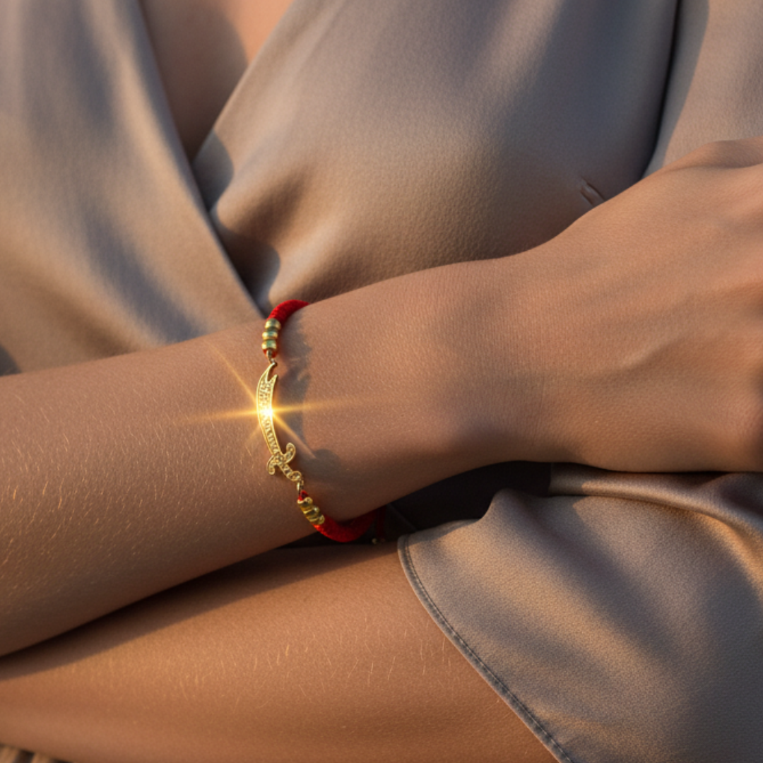 Qalbiya Zulfiqar Red Bracelet