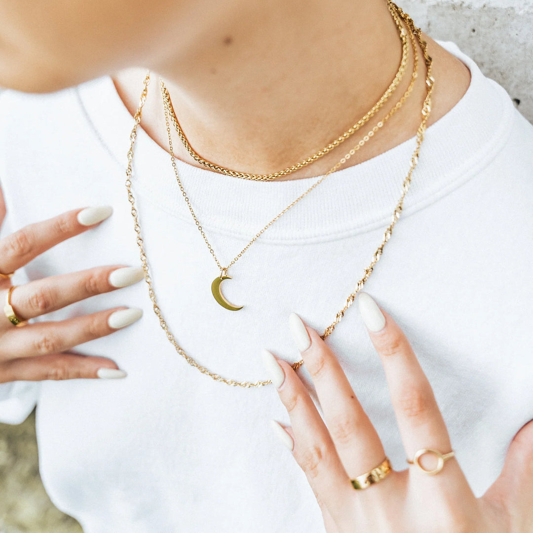 Collier croissant Qalbiya Nurani
