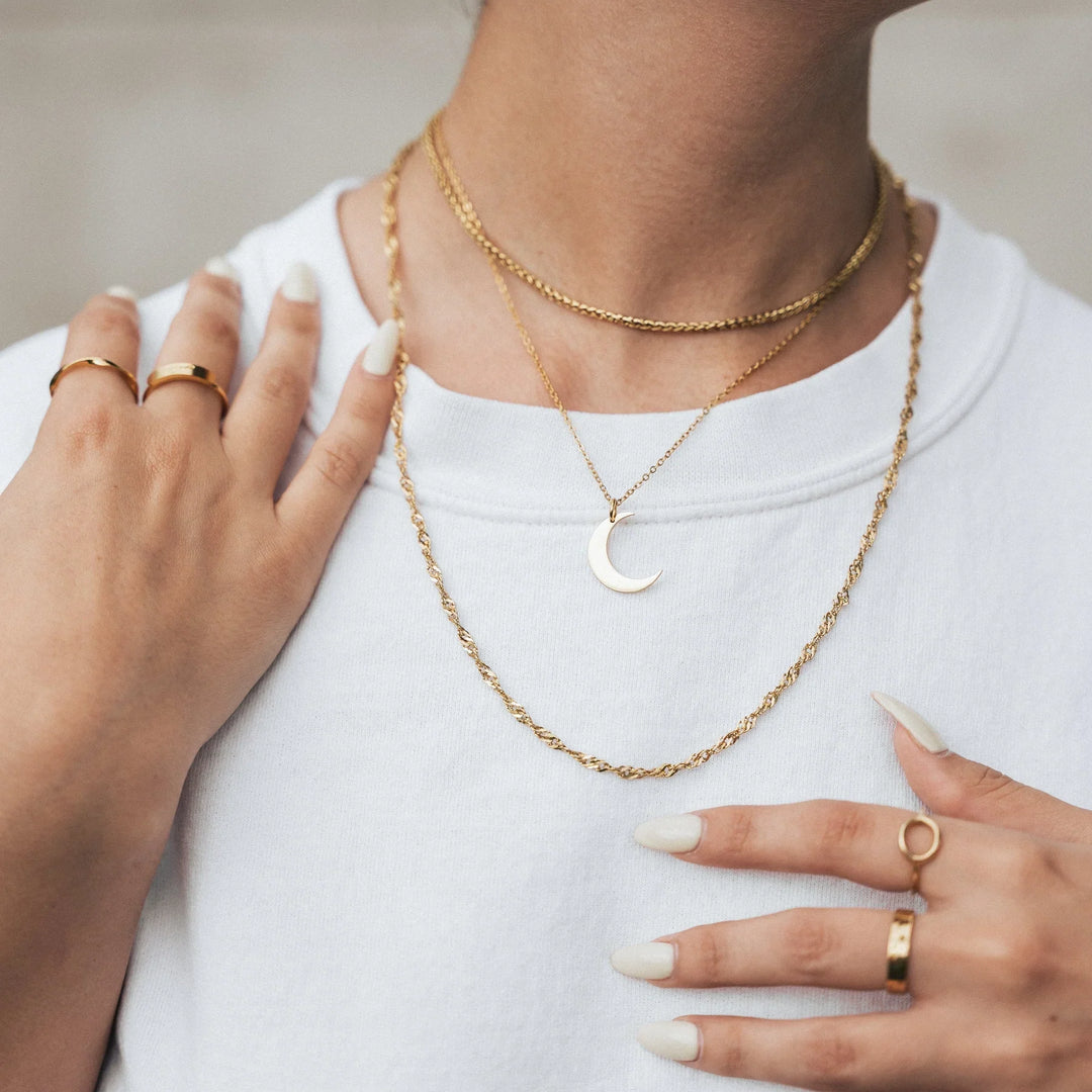 Collier croissant Qalbiya Nurani