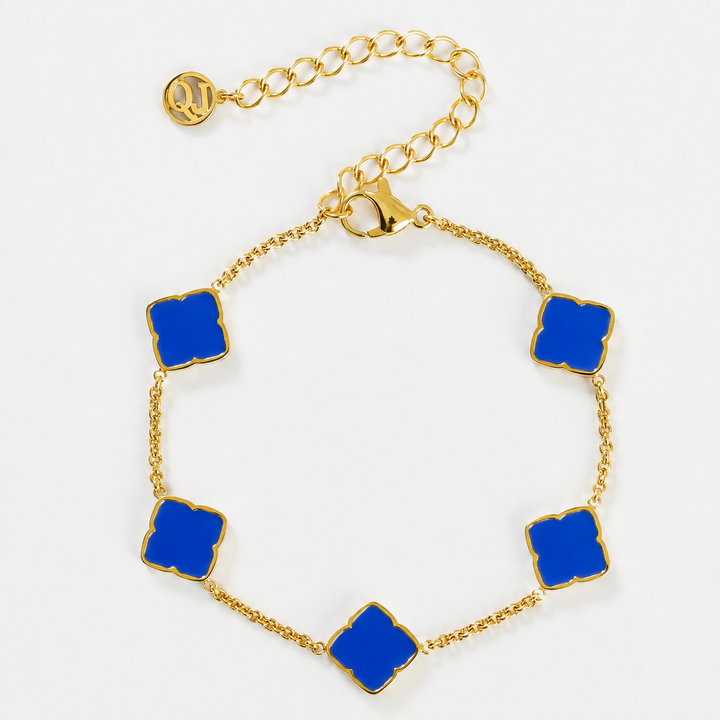 Bracelet Zahra Rosette - Azur