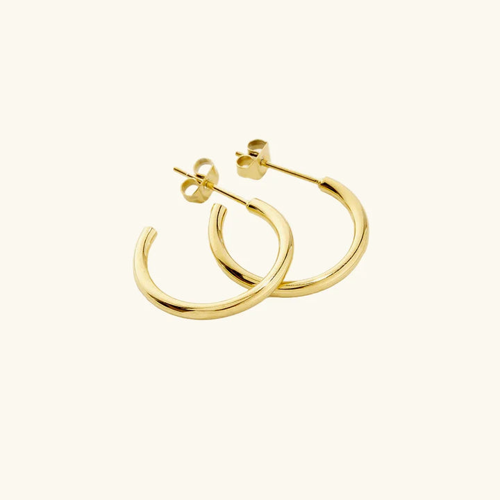 Boucles d'oreilles créoles Qalbiya Aura