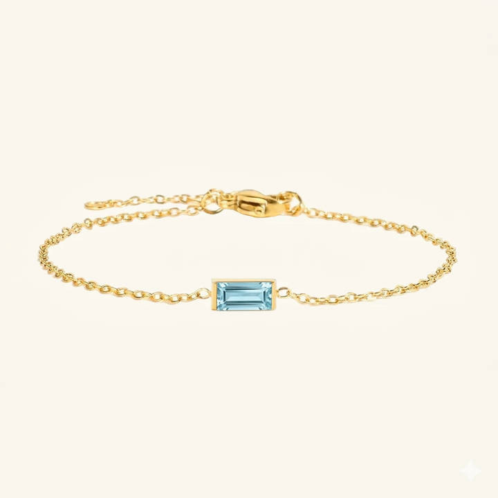 Bracelet Qalbiya Rayhan avec pierre de naissance