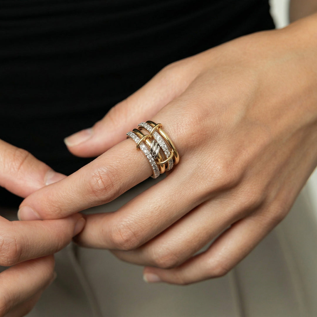 Qalbiya Sabr Stack Ring