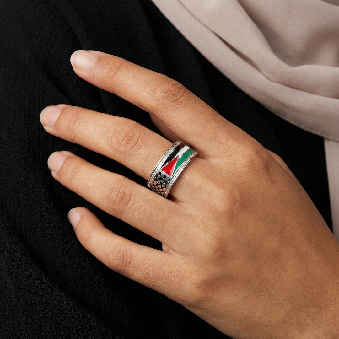 خاتم تراث قمر فلسطين