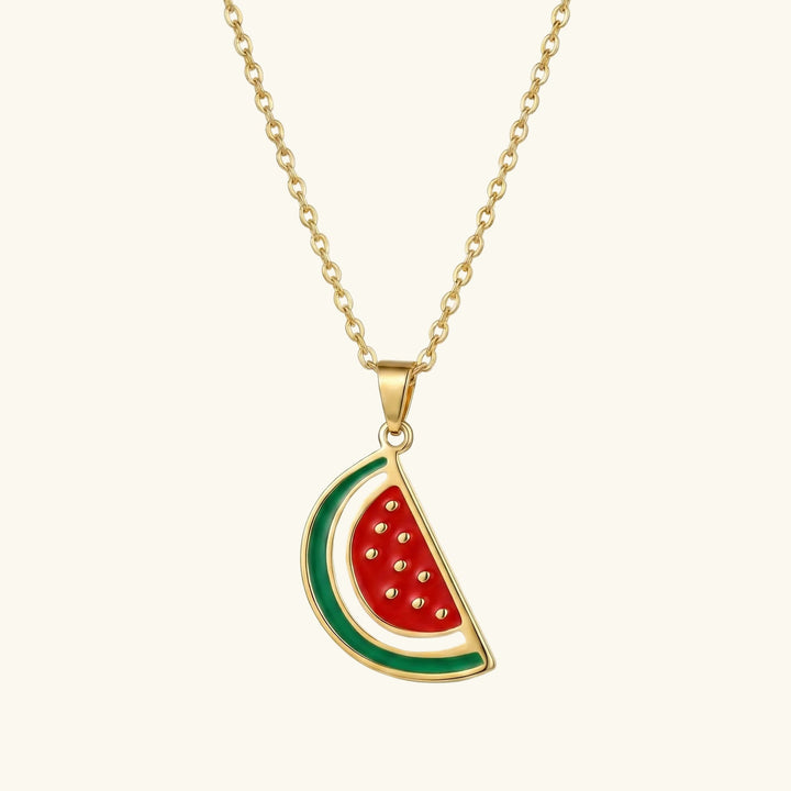 Collier pastèque Qalbiya