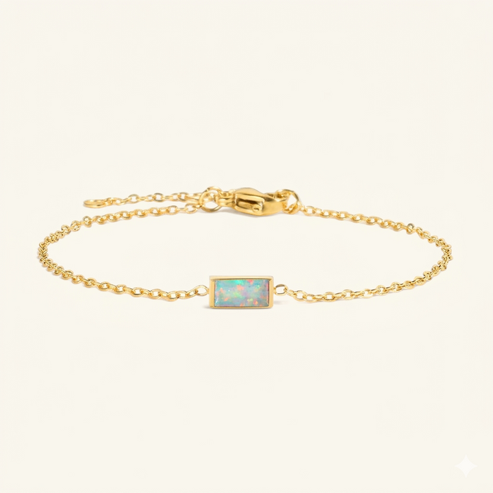 Bracelet Qalbiya Rayhan avec pierre de naissance