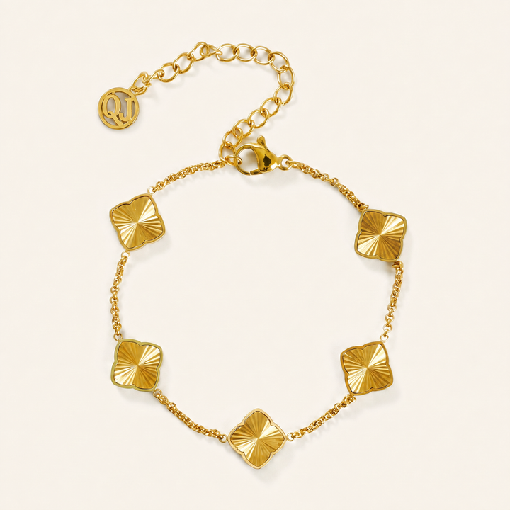 Zahra Rosette Bracelet - Gold