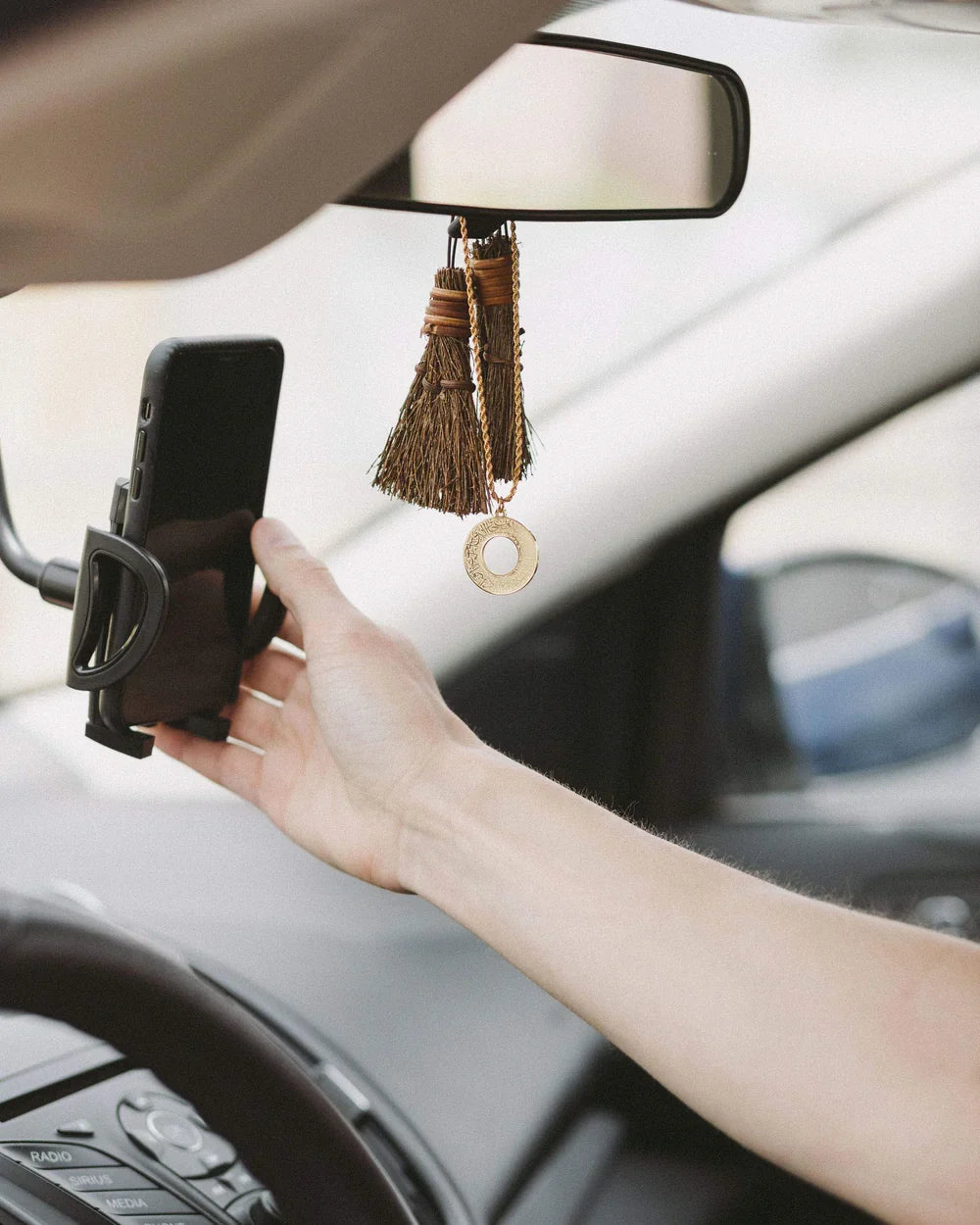 Qalbiya Amana Charm Car Hanger