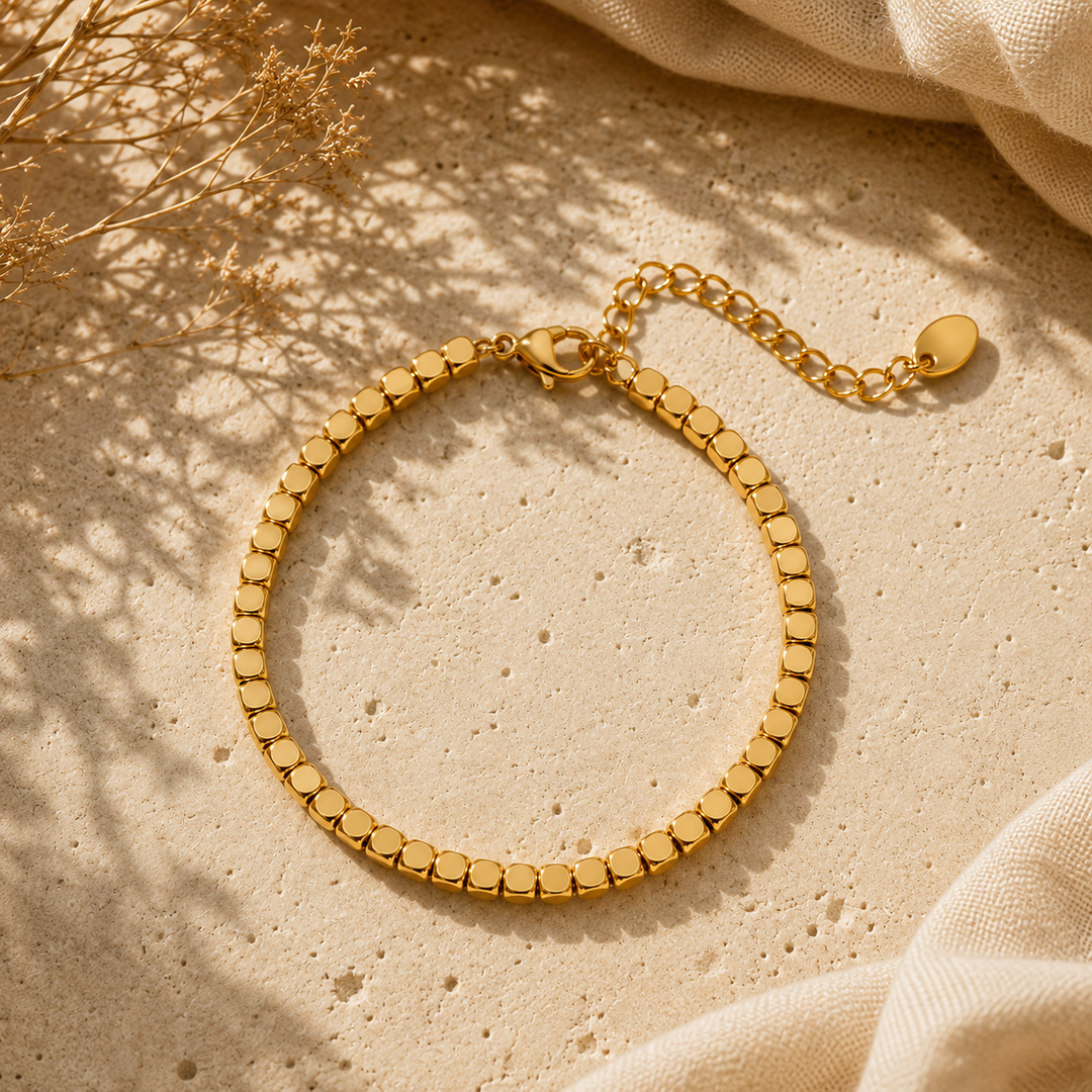 Bracelet Cube Lexi en or 18 carats