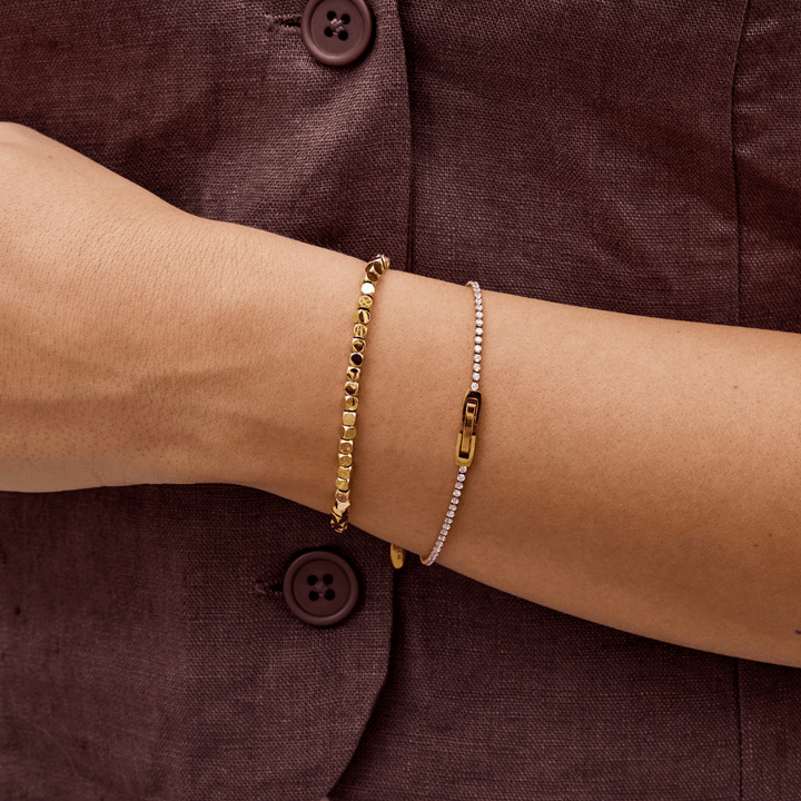Bracelet Cube Lexi en or 18 carats