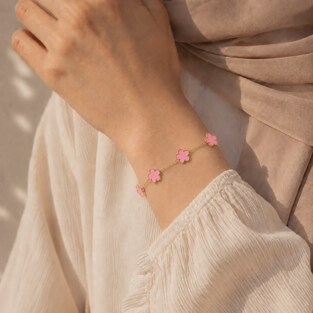 Bracelet Floraison Rose