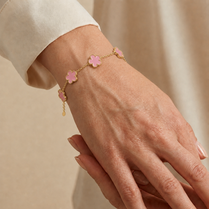 Bracelet Floraison Rose