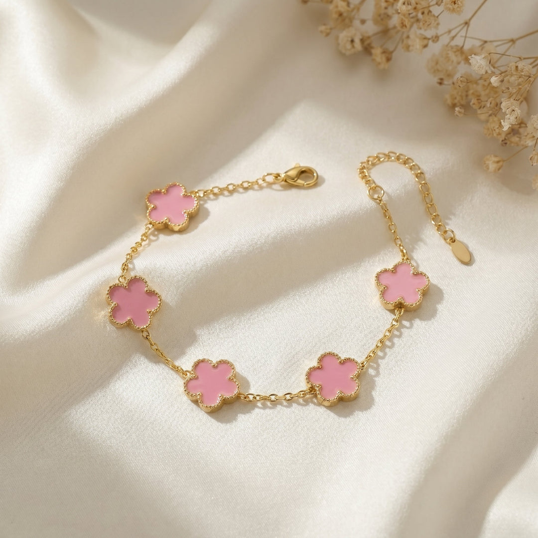 Bracelet Floraison Rose
