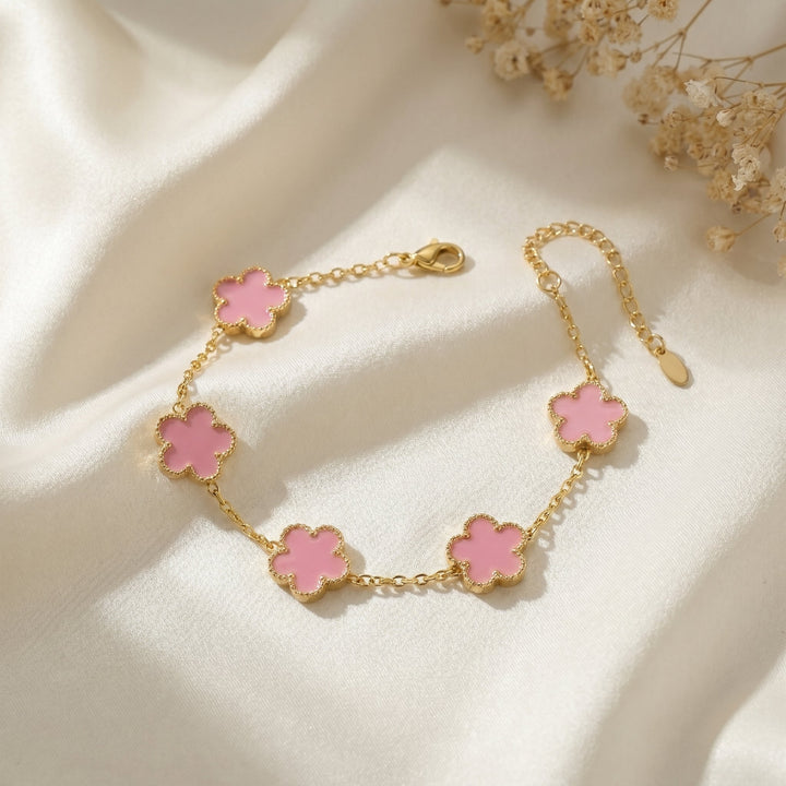 Bracelet Floraison Rose