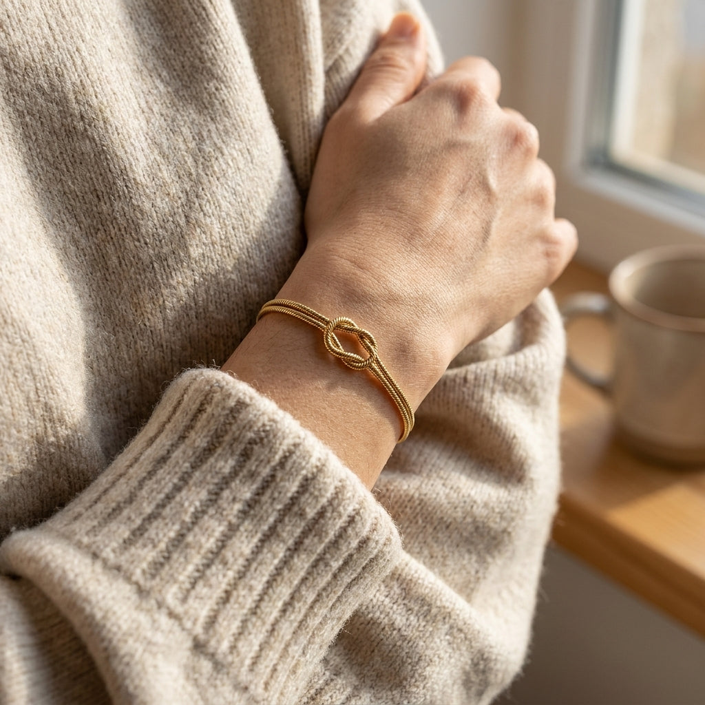 Bracelet à nœud Qalbiya Emaan