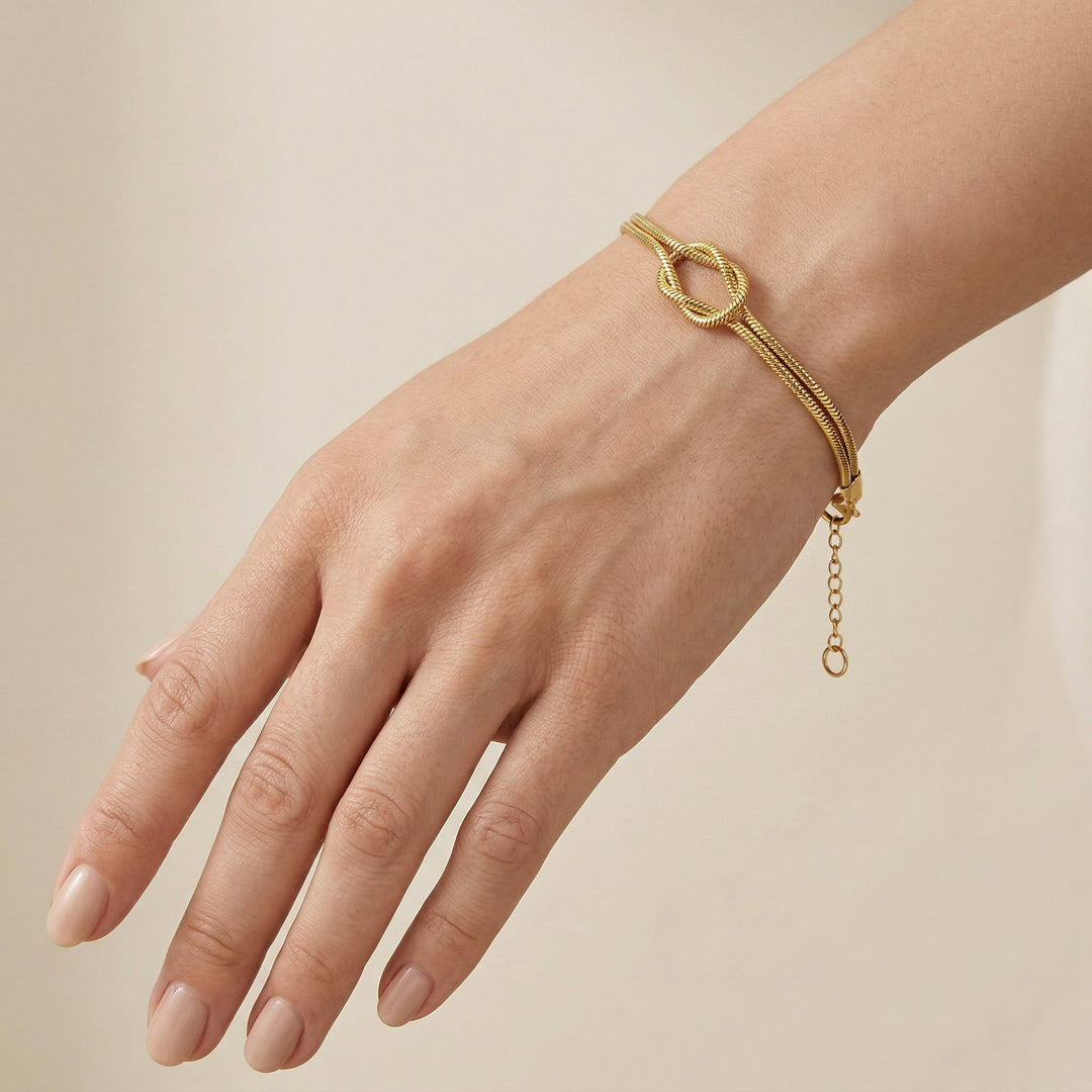 Bracelet à nœud Qalbiya Emaan