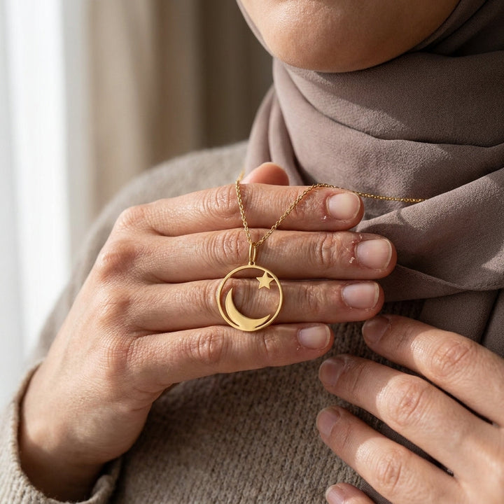 Qalbiya Luna Noor Necklace
