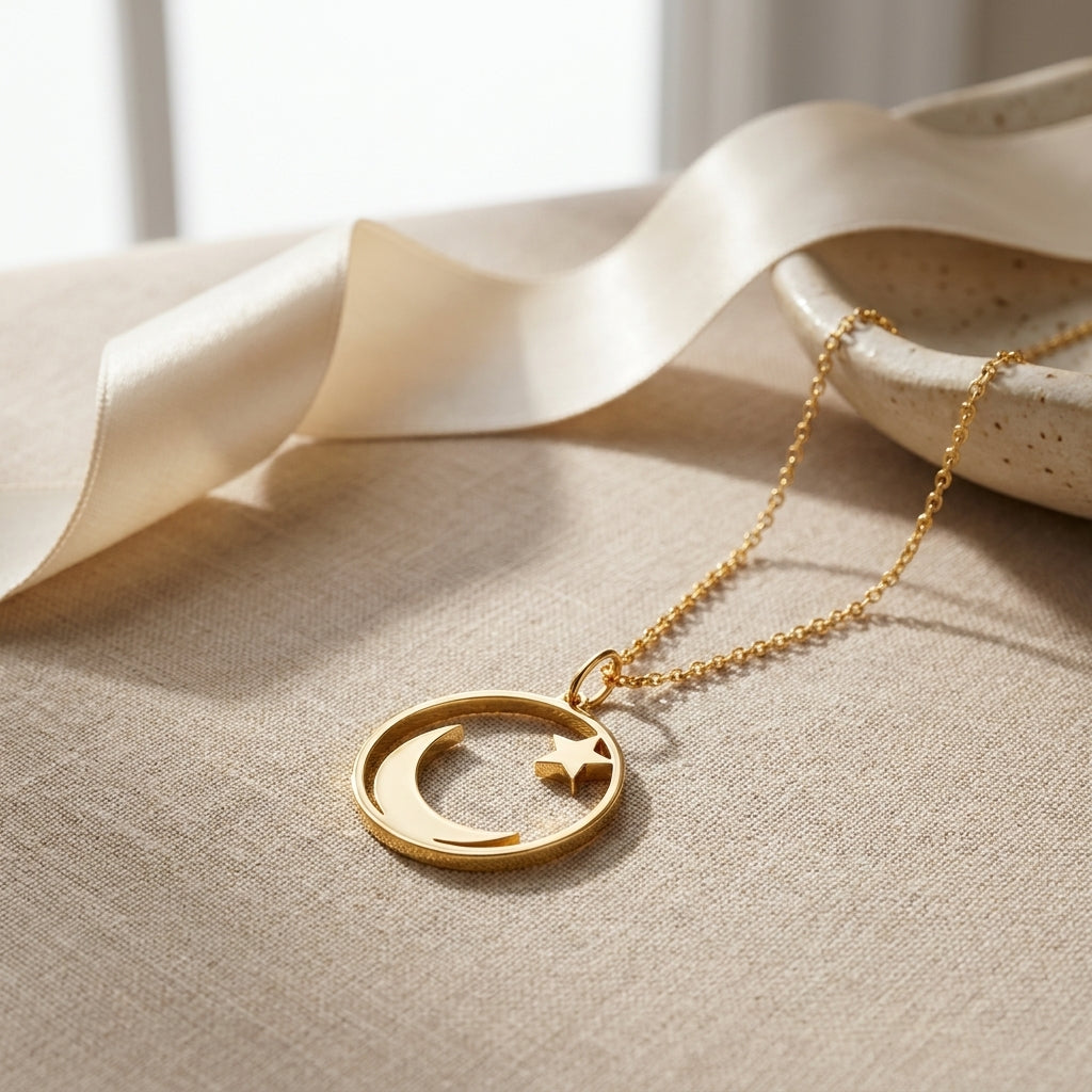 Qalbiya Luna Noor Necklace