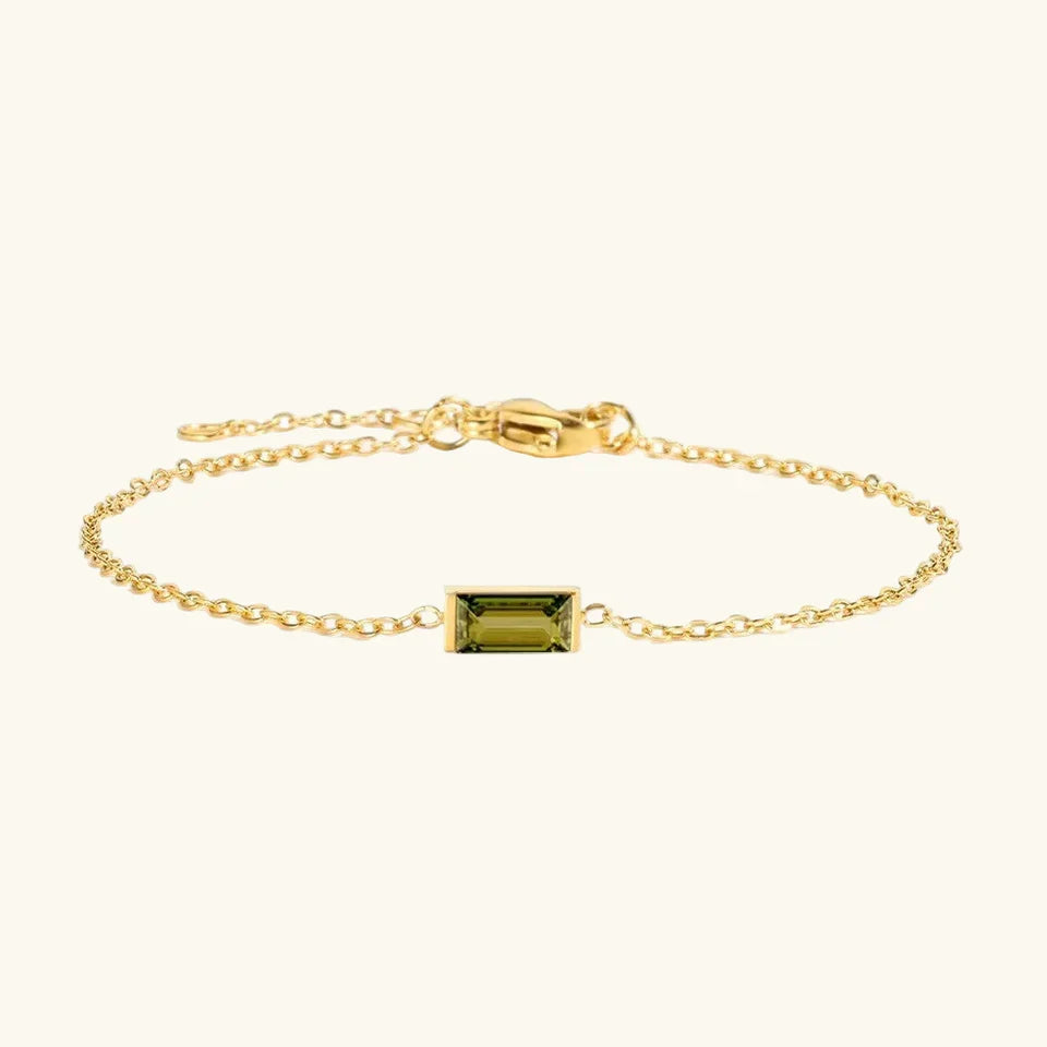 Bracelet Qalbiya Rayhan avec pierre de naissance