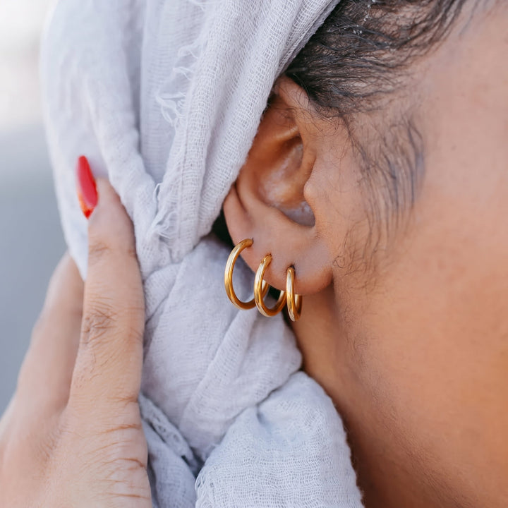 Ensemble de boucles d’oreilles Qalbiya Rawan