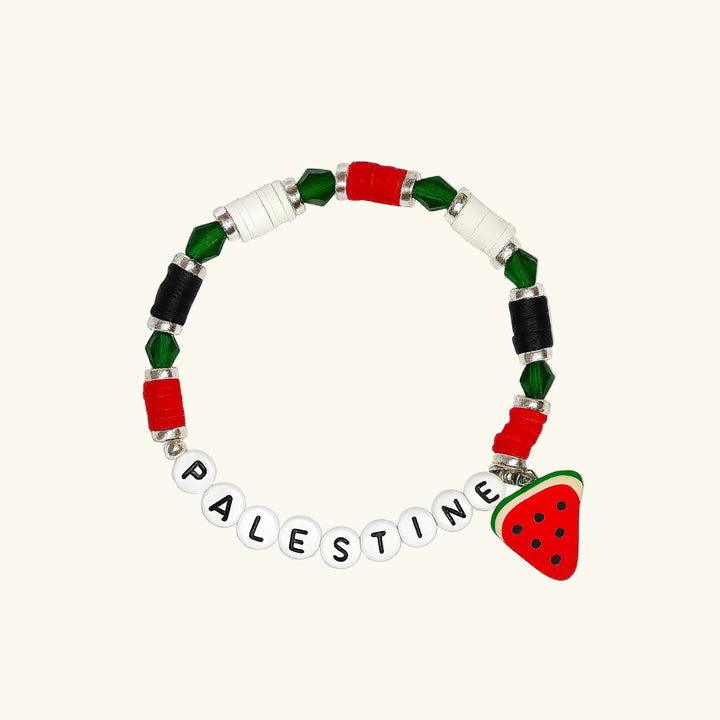 Bracelet à tranche de Qalbiya palestinienne