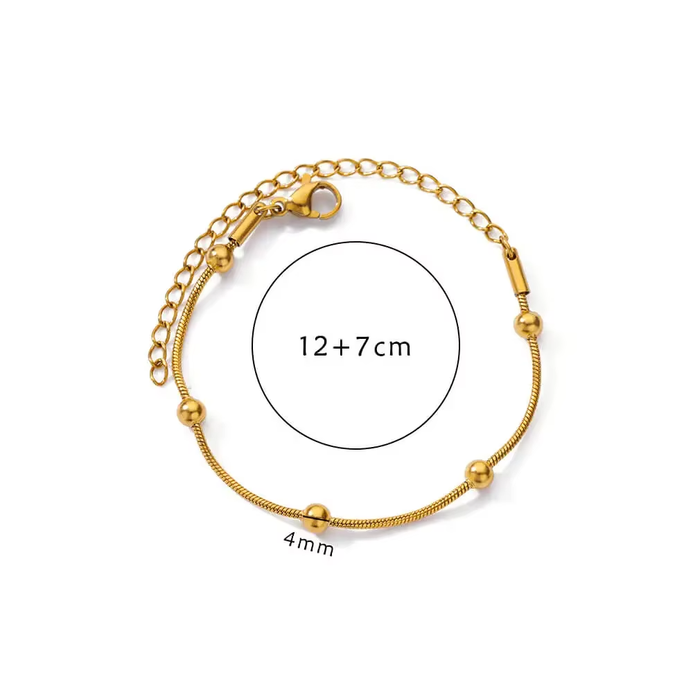 Qalbiya Sakinah Gold Bracelet
