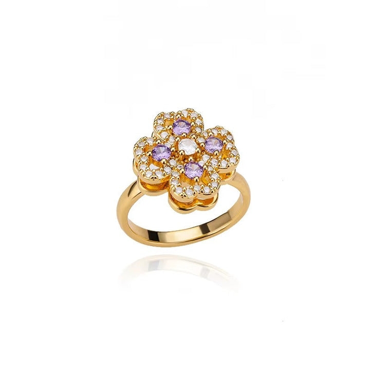 Qalbiya Aisha Clover Ring